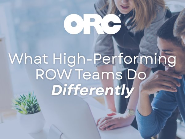 High Performing ROW Teams