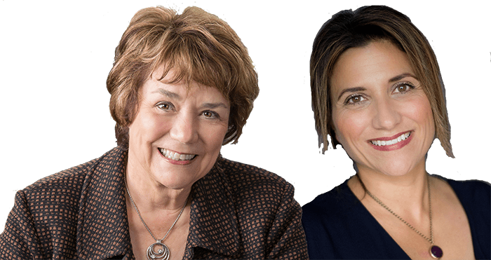 Cathy Colan Muth and Karen Ammar Cathy Colan Muth and Karen Ammar