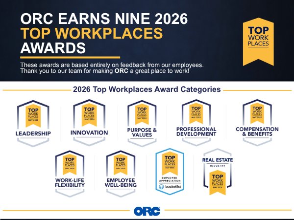 ORC Top Workplace 2026